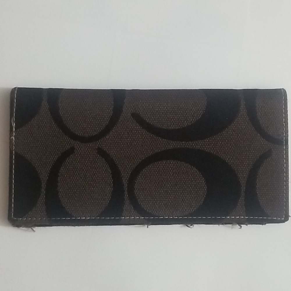 Coach check holder